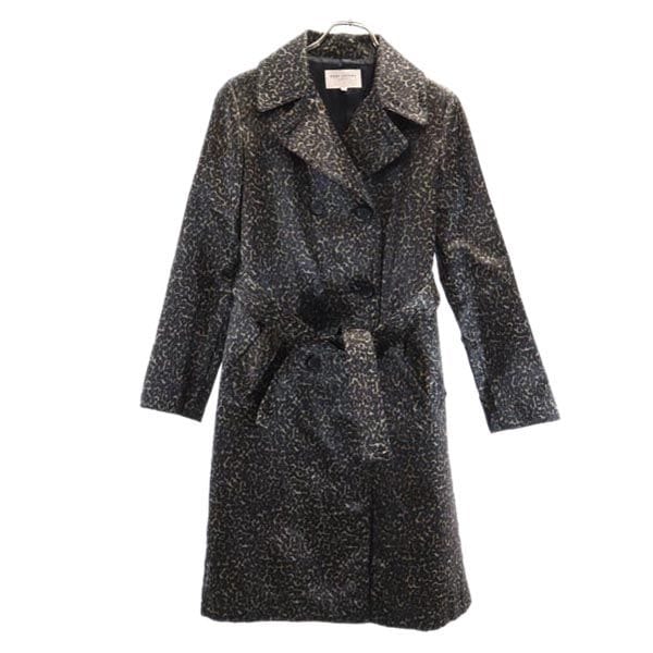 レオパード柄 トレンチコート 4 ブラウン系 レディース