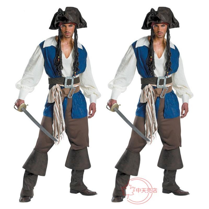【激安開催！】ハロウィンメンズ衣装　カリビアン海賊風　コスプレ　イベントキャラクター衣装　舞台衣装　演出服　ステージ服　パーテイー服　クリスマス