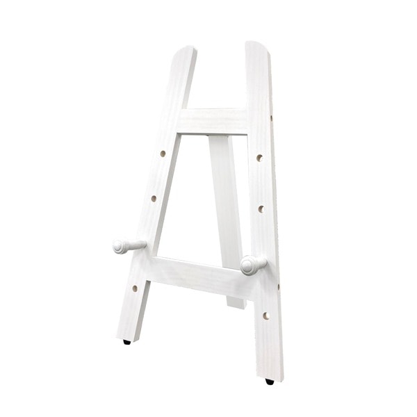 額立て/イーゼル/ウェルカムボード 木製イーゼル（木製額立て）600mm ホワイト