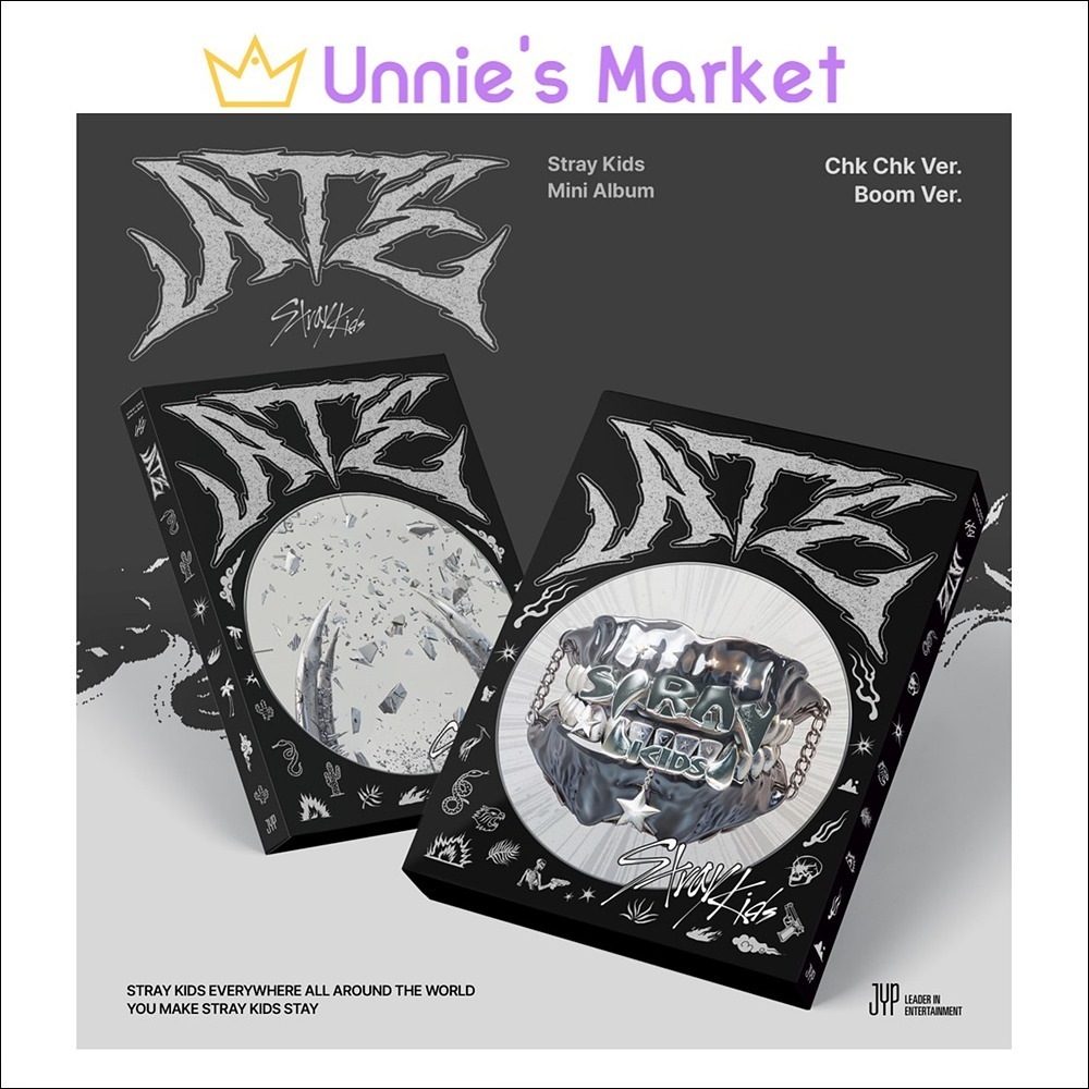 [SET] Stray Kids - ATE (Chk Chk Ver. / Boom Ver.) + Free Photocard 1EA(fan-made)