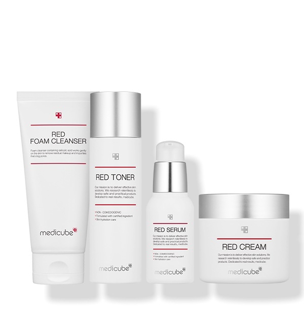 レッドライン 2.0 4種 SET(レッドトナー 2.0 100ml+レッドセラム 2.0 30ml+レッドクリーム2.0 50ml+レッドフォームクレンザー120ml)