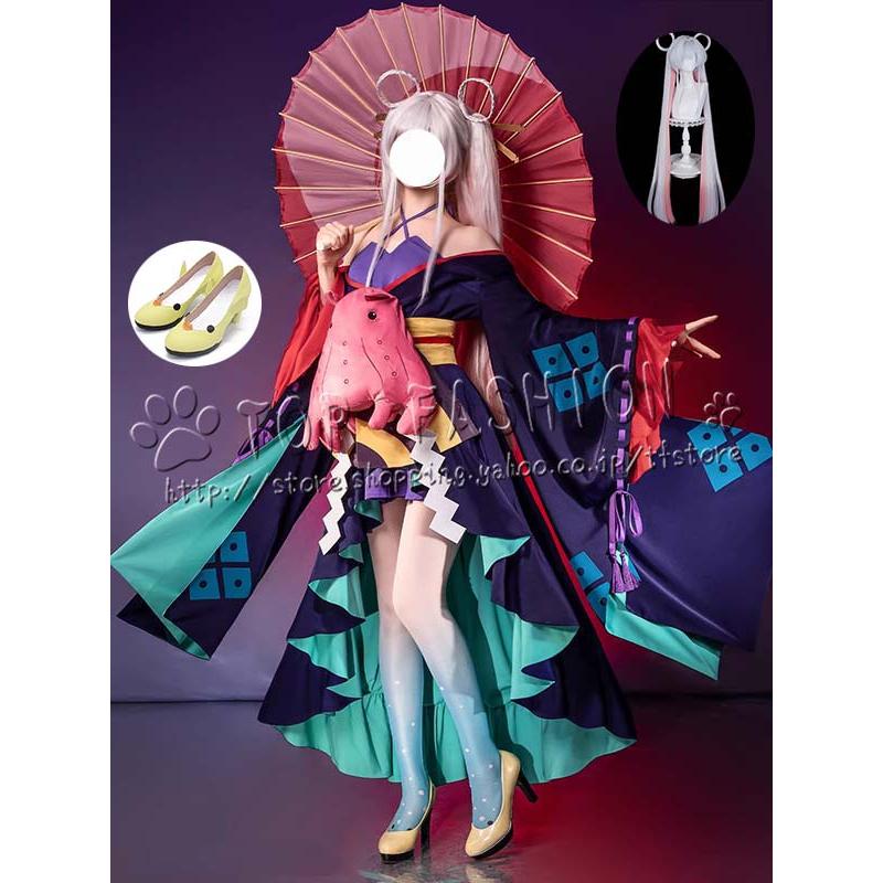 超かぐや姫 月見 ヤチヨ コスプレ衣装 ウィッグ 靴 cosplay コスチューム ハロウィン クリスマス 仮装 学園祭537