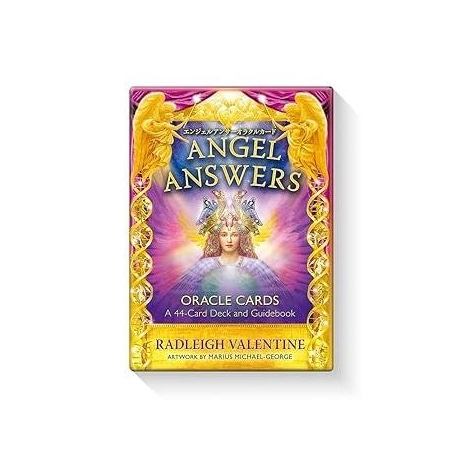 オラクルカード 日本語解説書付き 「エンジェルアンサーオラクルカード」 ラドリー・バレンタイン版 人気 天使 メッセージ はっきりとした答えが欲しい