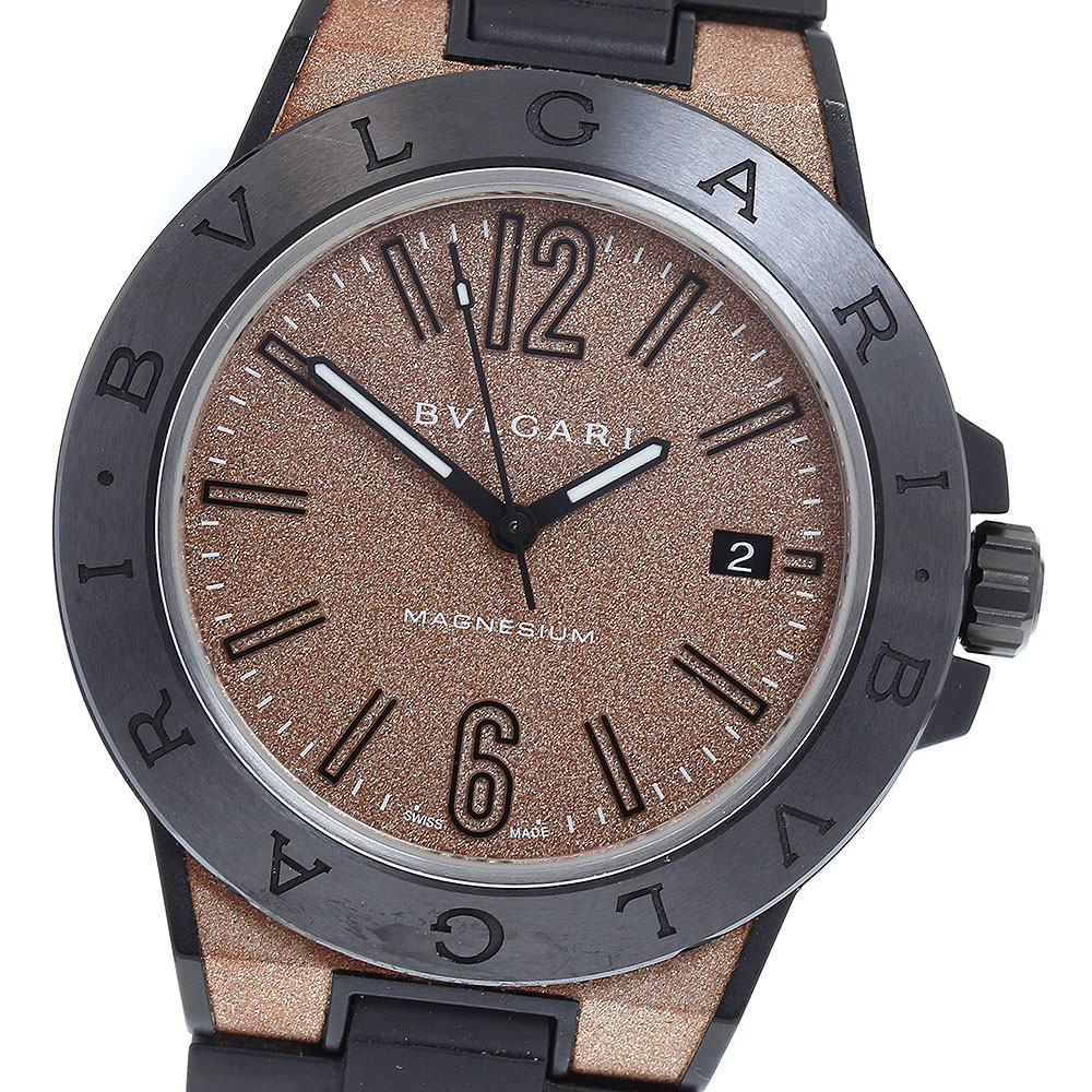 ブルガリ BVLGARI DG41SMC ディアゴノ マグネシウム 自動巻き メンズ 保証書付き_817333【中古】 216,800円