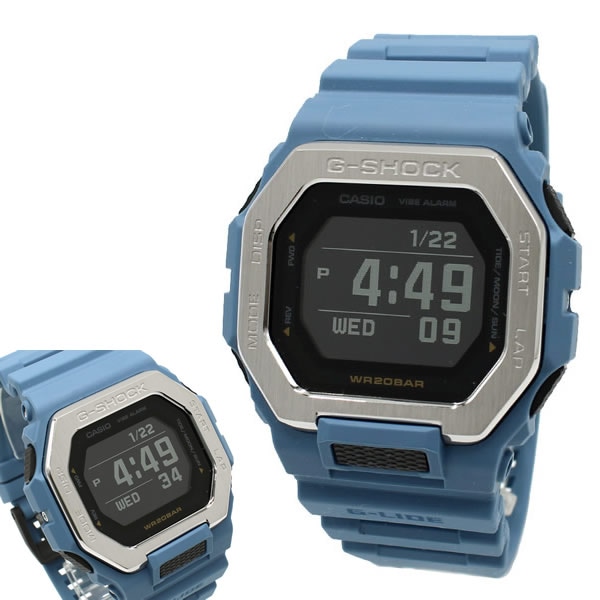 腕時計 G-SHOCK Gショック GBX-100-2ADR DIGITAL 腕時計 ブラック ライトブルー ウォッチ メンズ レディース ユニセックス