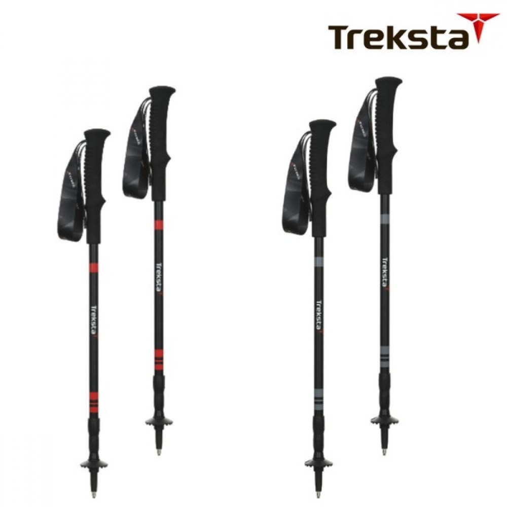 (Trekstar) Trekstar Prime ウルトラライト 3速ハイキングスティック2本セットプレミアムケース