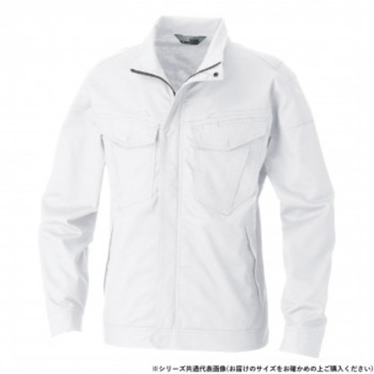 桑和 5048-00 長袖ブルゾン 5Lサイズ シルバーグレー(22)