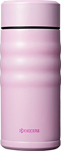 京セラ 水筒 350ml セラミック 加工 スクリュー栓 ローズピンク CSB-S350-BRPK
