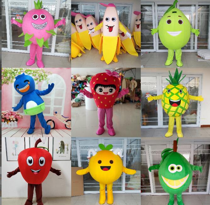 コスチューム　着ぐるみ　コスプレ衣装　COS果物や野菜の漫画の人形服 人形の服パイナップルスイカイチゴドラゴンフルーツマンゴーザクロネーブルオレンジパフォーマンス服