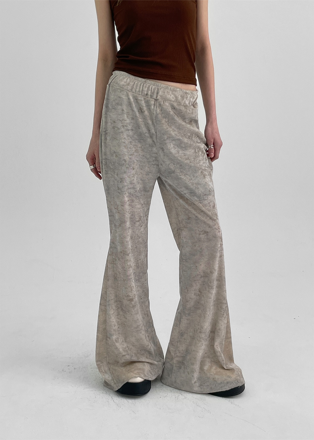 サマーレイヤードブーツカットバンディングパンツ 7,525円