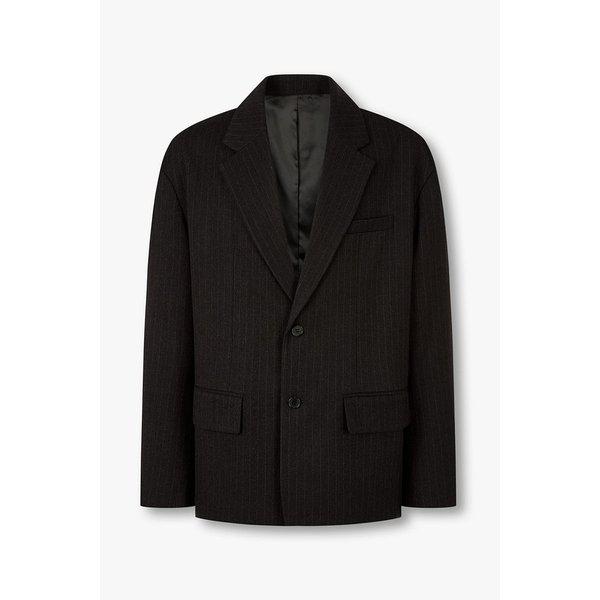 [MEN] ストライプマキシジャケット 9155412560099
