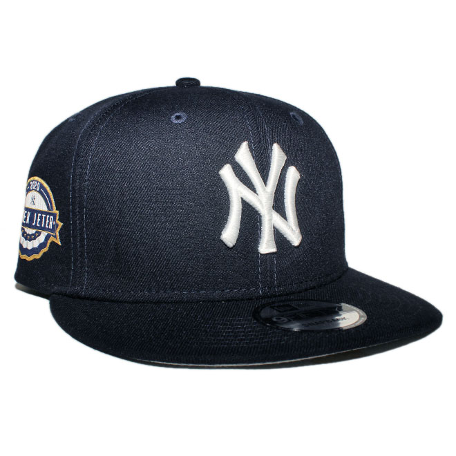 スナップバックキャップ 帽子 9fifty メンズ レディース デレク ジーター MLB ニューヨーク ヤンキース フリーサイズ