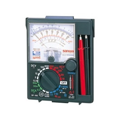LED発光チェック対応 耐衝撃メータ アナログ マルチテスタ 三和電気計器 SP-18D（電流計/電圧計/LED発光チェック/電圧測定/導通テスト/通電/電池電圧/バッテリーチェッカー） 7,824円