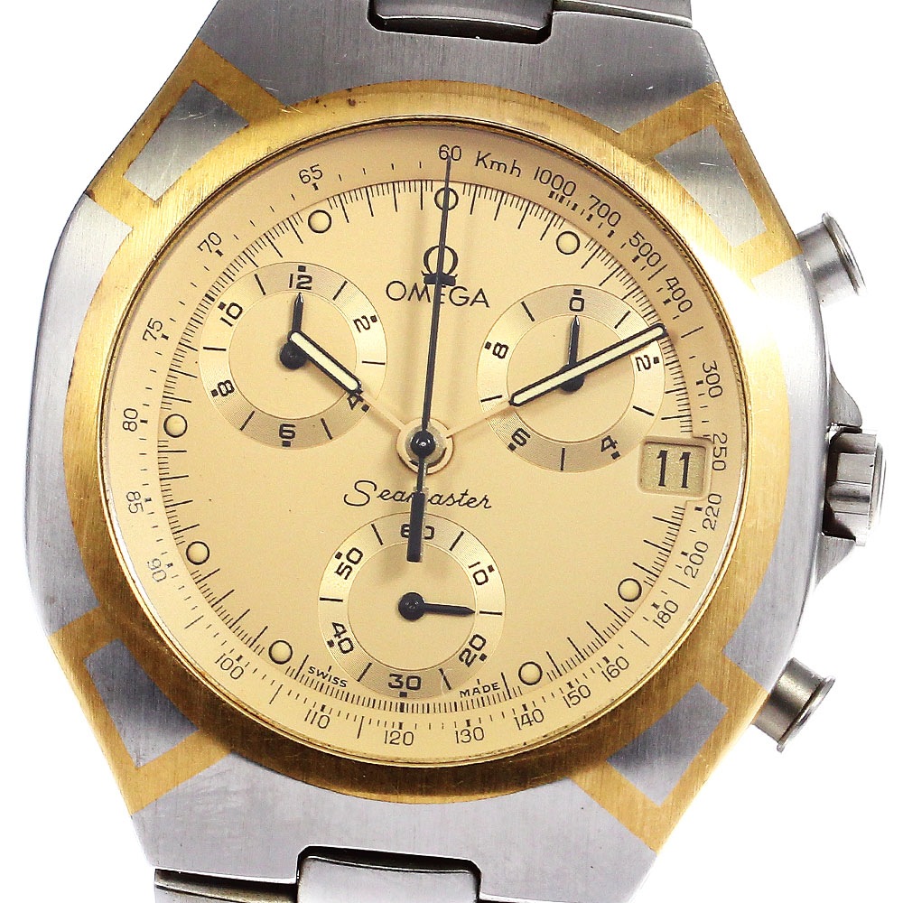 オメガ OMEGA 2590.10 シーマスター ポラリス クロノグラフ クォーツ メンズ _783004【中古】 67,870円