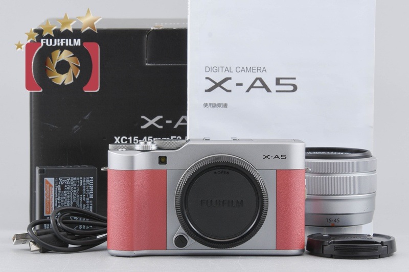 富士フイルム X-A5 レンズキット ピンク 元箱付き
