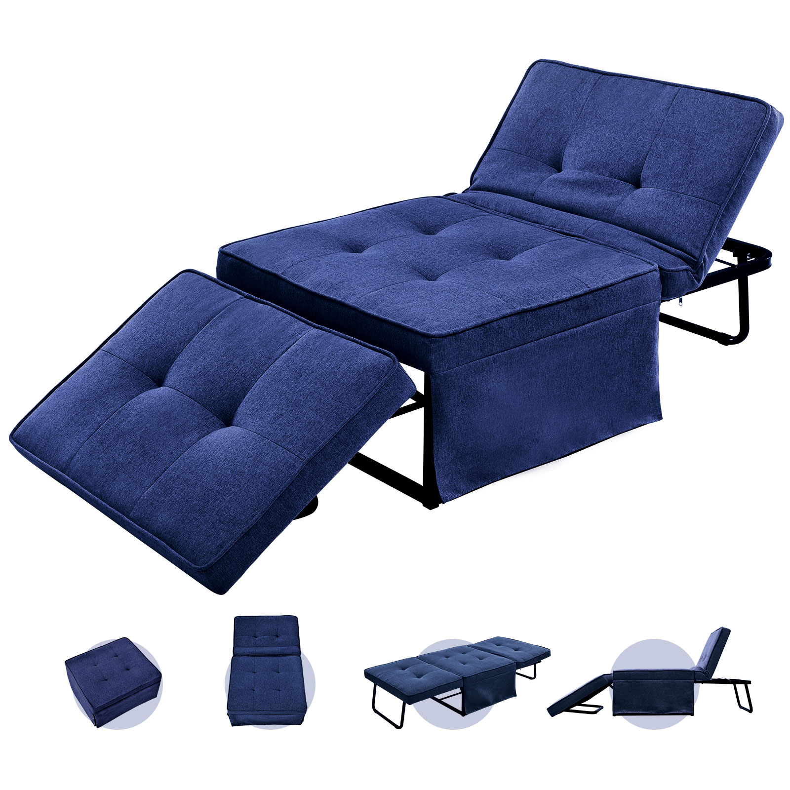 5961人掛け ソファ 折りたたみソファ リクライニングソファ 3WAY コンパクト オードマン