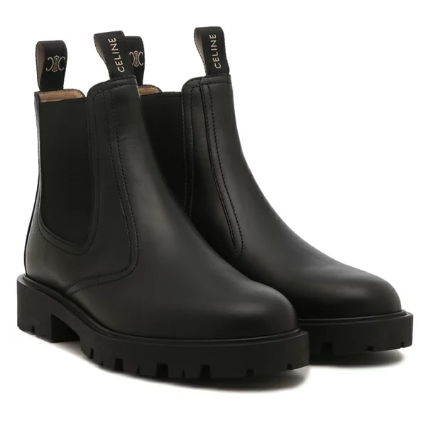 ブーツ マーガレット チェルシーブーツ ショートブーツ ブラック レディース 343413554C 38NO