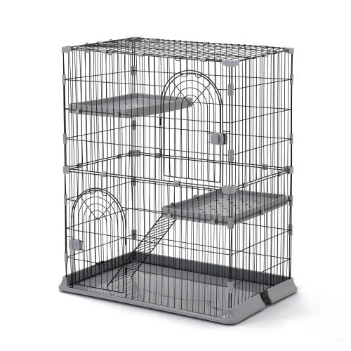 しゃれ 猫 ケージ キャットケージ 2段 猫ゲージ 留守番 保護 脱走防止 多頭飼いペットケージ 10,559円