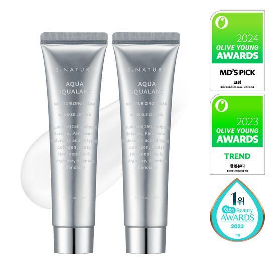 アクアスクワラン水分クリーム60ml ダブル企画（60ml+60ml）