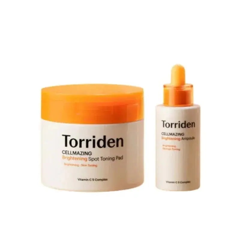 [25SS/New]セルメイジング ビタC ブライトニング アンプル 30ml+跡トーニングパッド 70枚(+ビタ アンプル 10ml+ビタマスク 2枚贈呈)