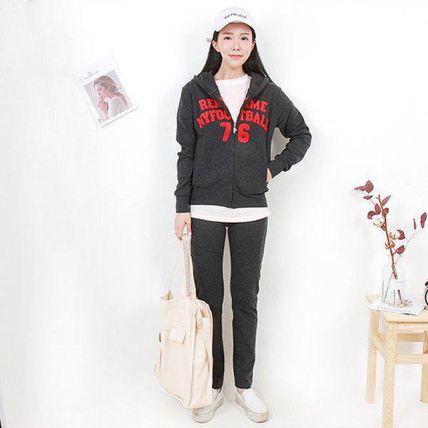 HスタイルBSRENX76刺繍セット/PINK正規品/トレーニングウェアセット/基本/ジャージ/フード/運動着/ヘルス/ミシ