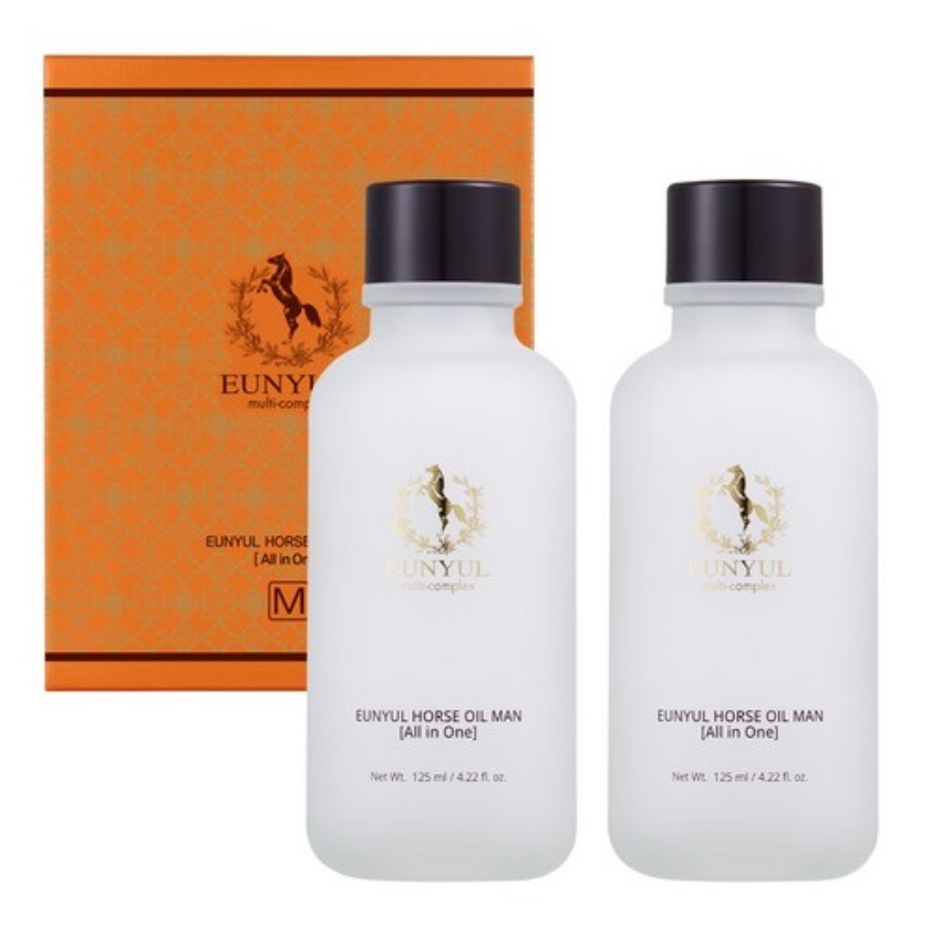 馬油 男性 オールインワン, 125ml*2ea (オム スキンケア/ 肌保湿/ 自己ケア)