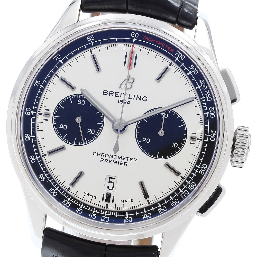ブライトリング BREITLING AB0118 プレミエ B01 クロノグラフ 自動巻き メンズ 箱・保証書付き_905736【中古】