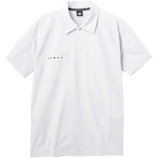 サッカーシャツ UMBRO COACHERS コーチャーズポロシャツ ホワイト L UF5SHS70M WH00