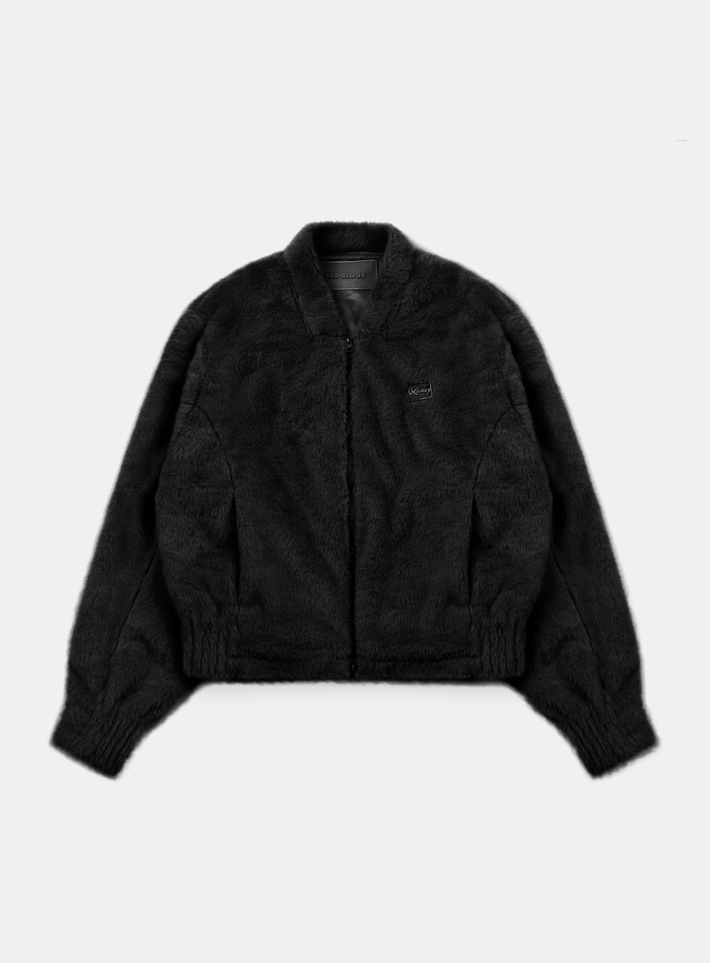 【BADBLOOD】 BEYOND SOFT LIGHT FUR ZIP-UP JACKET : BLACK 17,963円