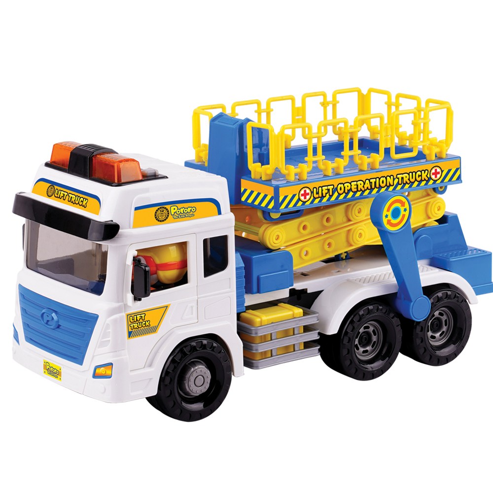 バニーランドポロロ力強いリフトトラック作動玩具