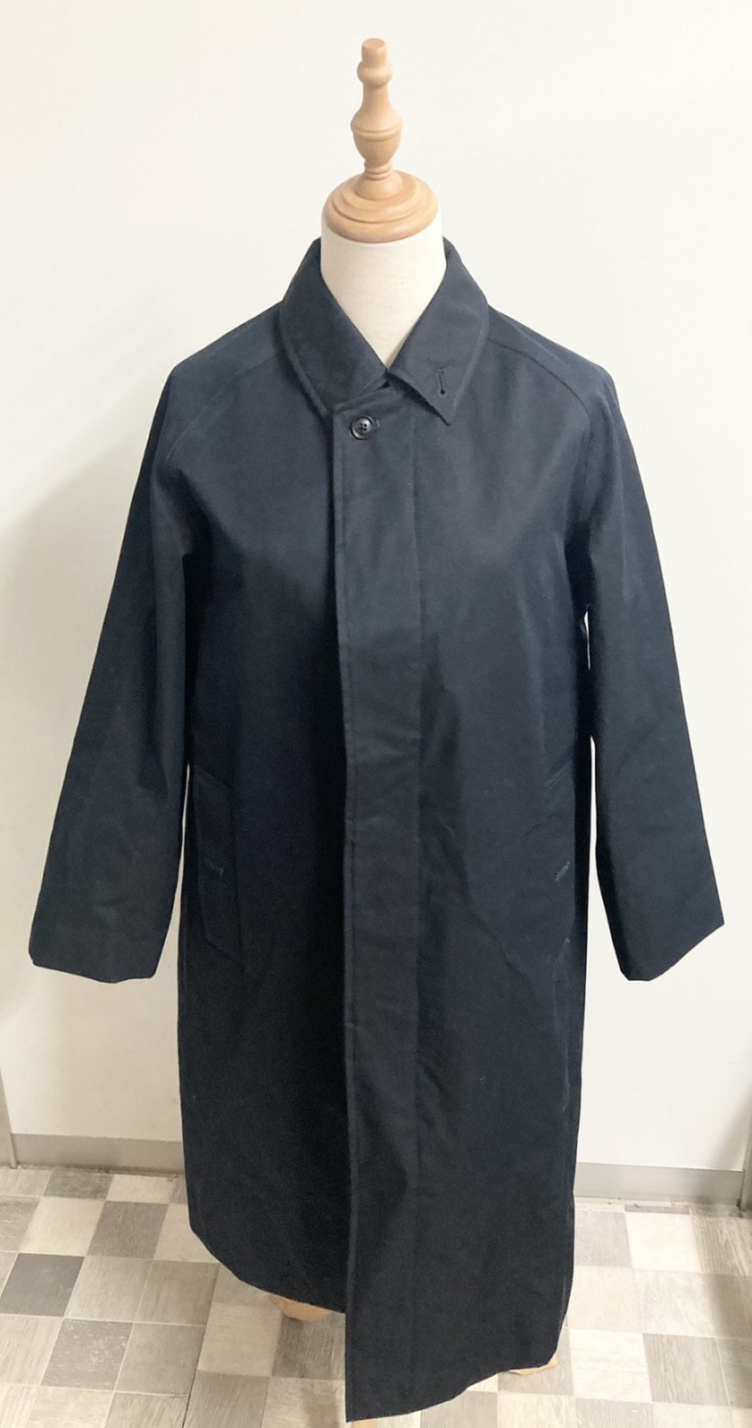 未使用展示品　NANAMICA　GORE-TEX　Balmacaan　Coat　ネイビー　バルマカーンコート　SUBF263U　0
