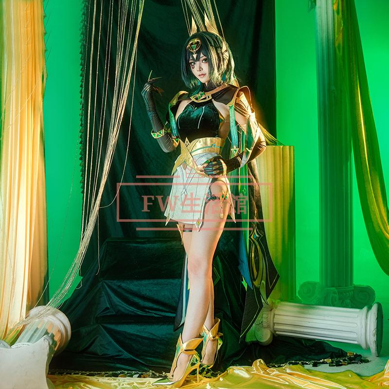 原神 Genshin げんしん ナド・クライ ネフェル Nefer コスプレ衣装 コスチューム cosplay イベント演出服アニメ変装仮装 ハロウィン