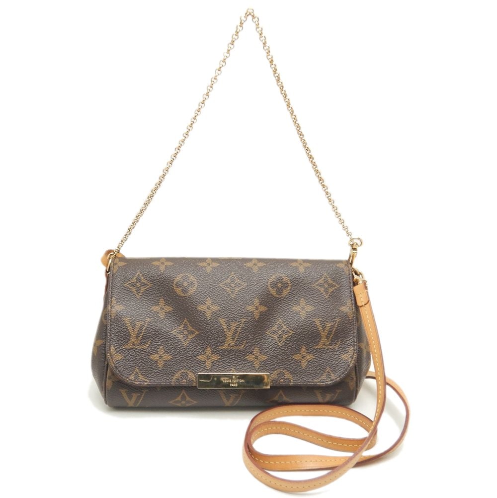 モノグラム フェイボリットPM M40717 ショルダーバッグ ブラウン/252662【中古】