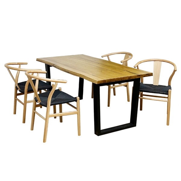 後藤家具物産 VT-01-160-5-NABK ダイニングテーブル 5点セット メーカー直送