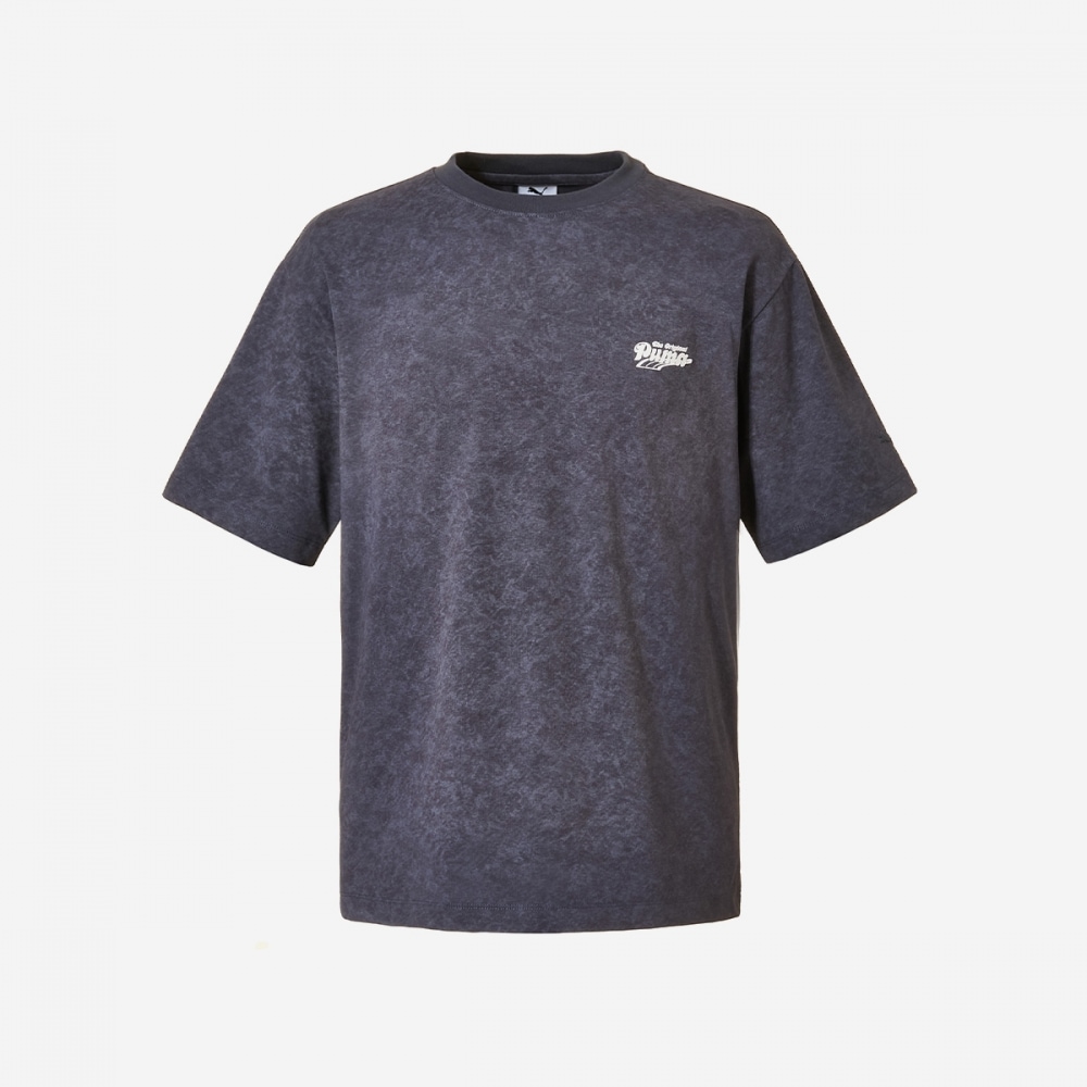 プーマ ユニ オリジナル ニット ショーツ スリーブ ティ PKI95030401-COBALT GLAZE