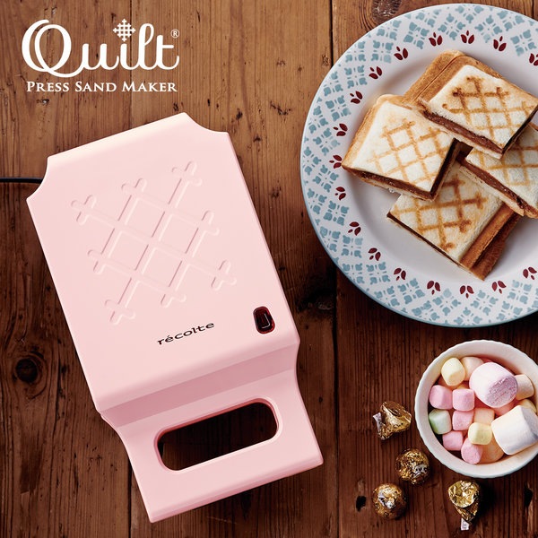Recolte Electric Press Sandwich Maker Non-Stick Hot Plate / Waffle machine / Home baking [Free Shi