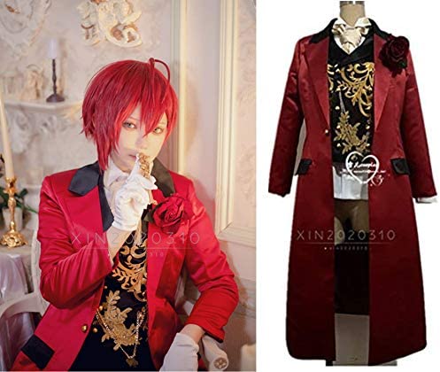 リドル ローズハート コスプレ衣装+ズボン ツイステッドワンダーランド 礼服 ゴーストマリッジ ふしぎの国のアリス /(ウィッグ 靴別売り)/コスチューム 変身 仮装 ステージ服 舞台 ハロウィン ク