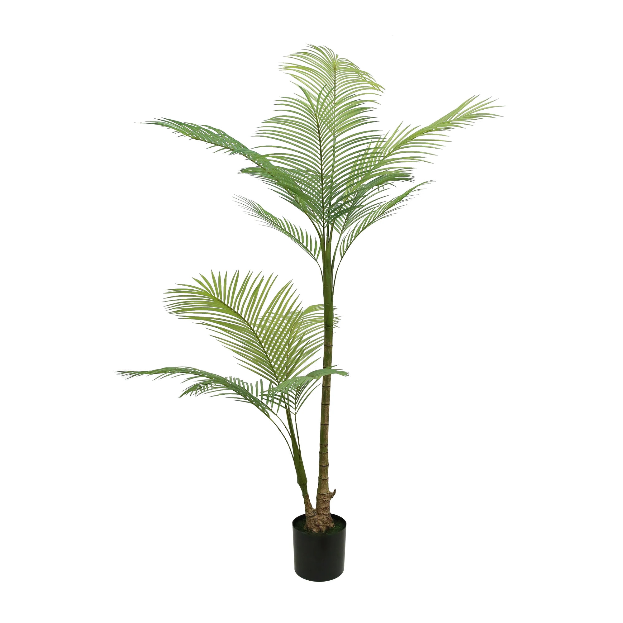 【国内出荷 - 3日配達】観葉植物 フェイク 180cm ヤシの木 の木 フェイクグリーン 人工観葉植物 大型 水性塗料 造花 ホテル インテリア リアル おしゃれ お祝い 樹 木 室内