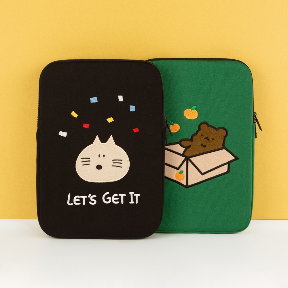 ANF刺繍iPadノートパソコンポーチギルベット