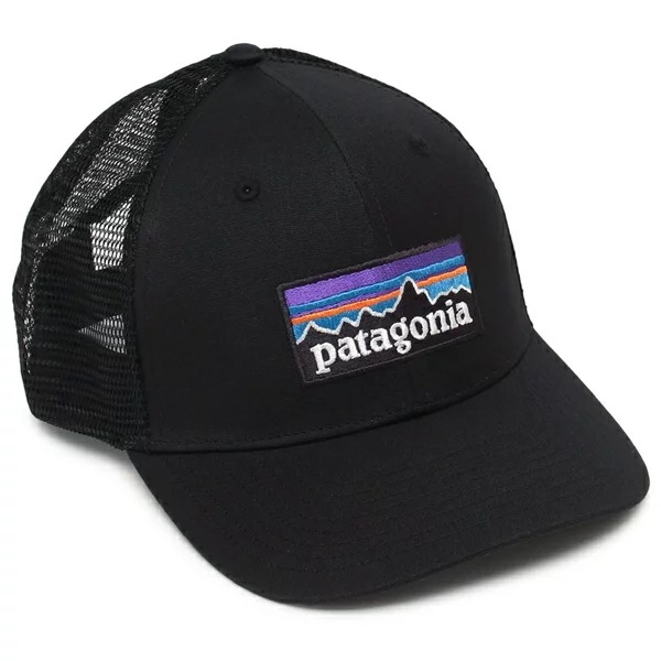 キャップ P-6ロゴ トラッカーハット メッシュCAP ブラック メンズ レディース ユニセックス PATAGONIA 38289 BLK