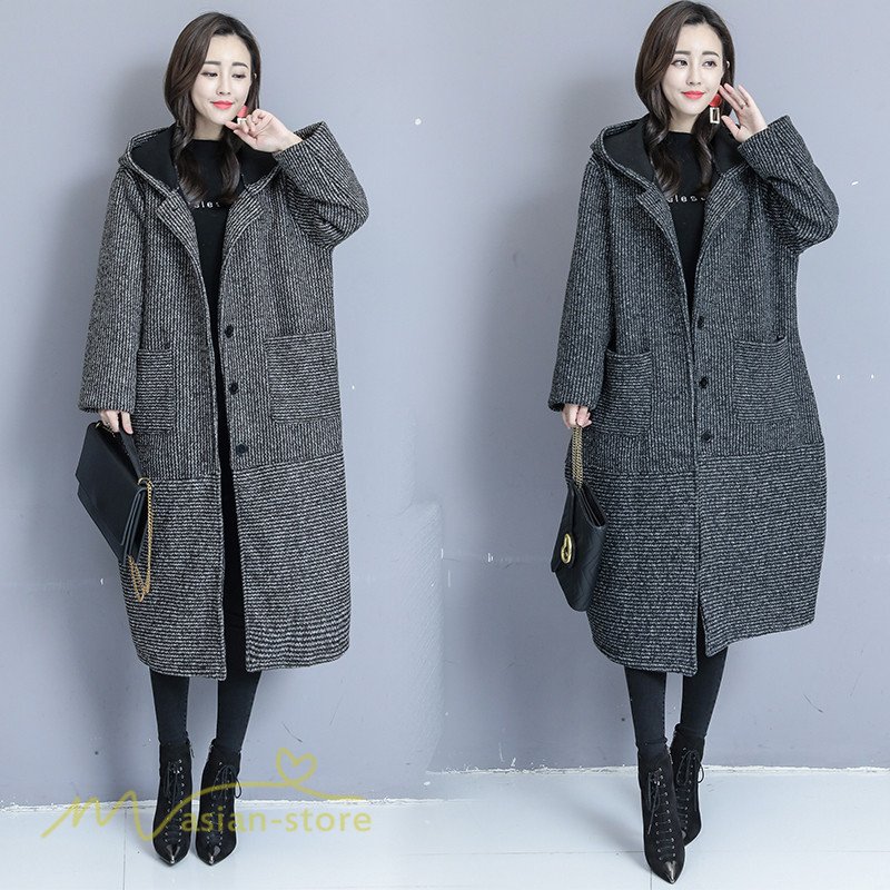 コート チェスターコート 長袖 レディース 裏起毛 ラシャコート 前開き ロング丈 新作 冬 秋冬 4,765円