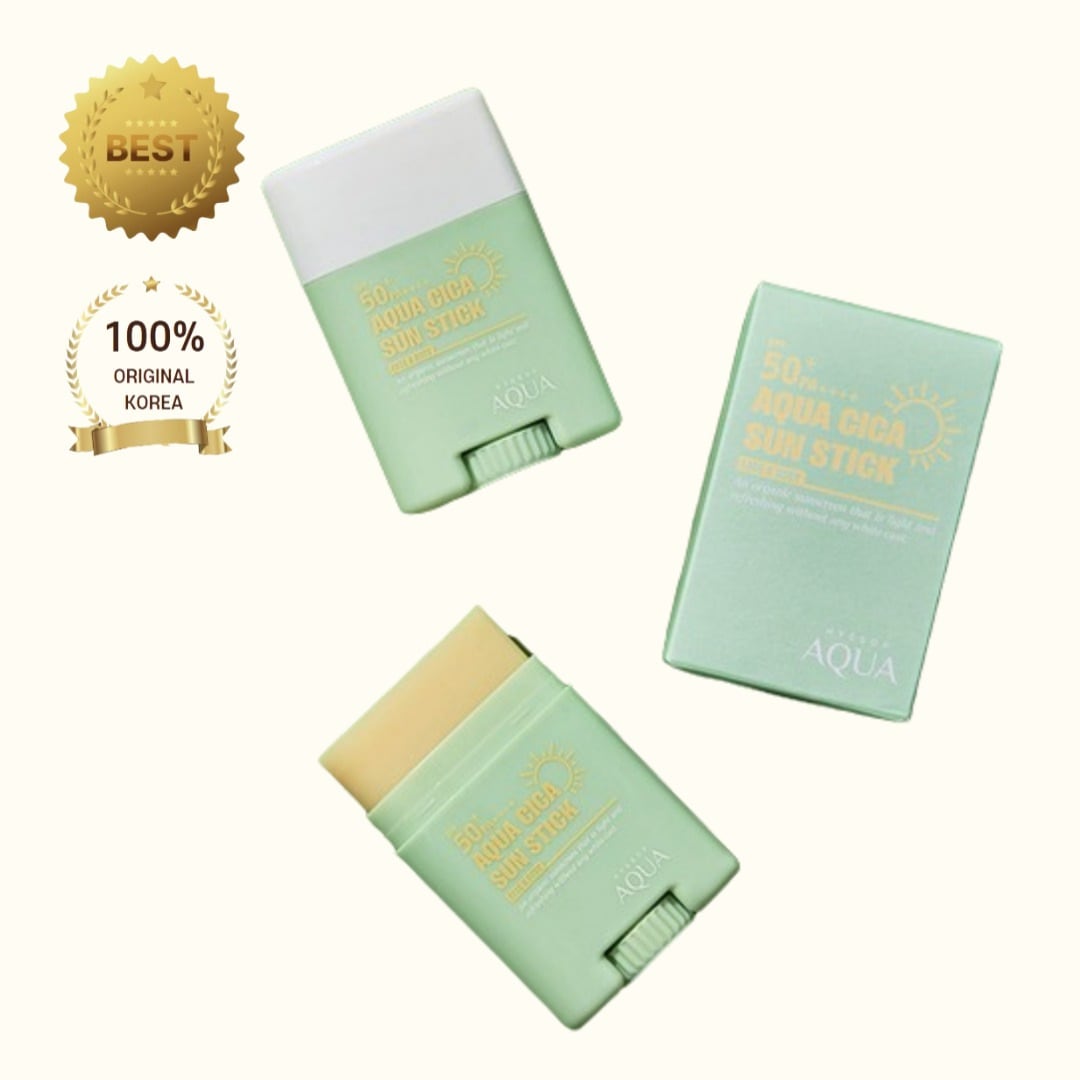 ヒソップ アクアシカ サンスティック 19g SPF50+ PA++++（敏感肌用・強力UVカット・スティックタイプ日焼け止め）