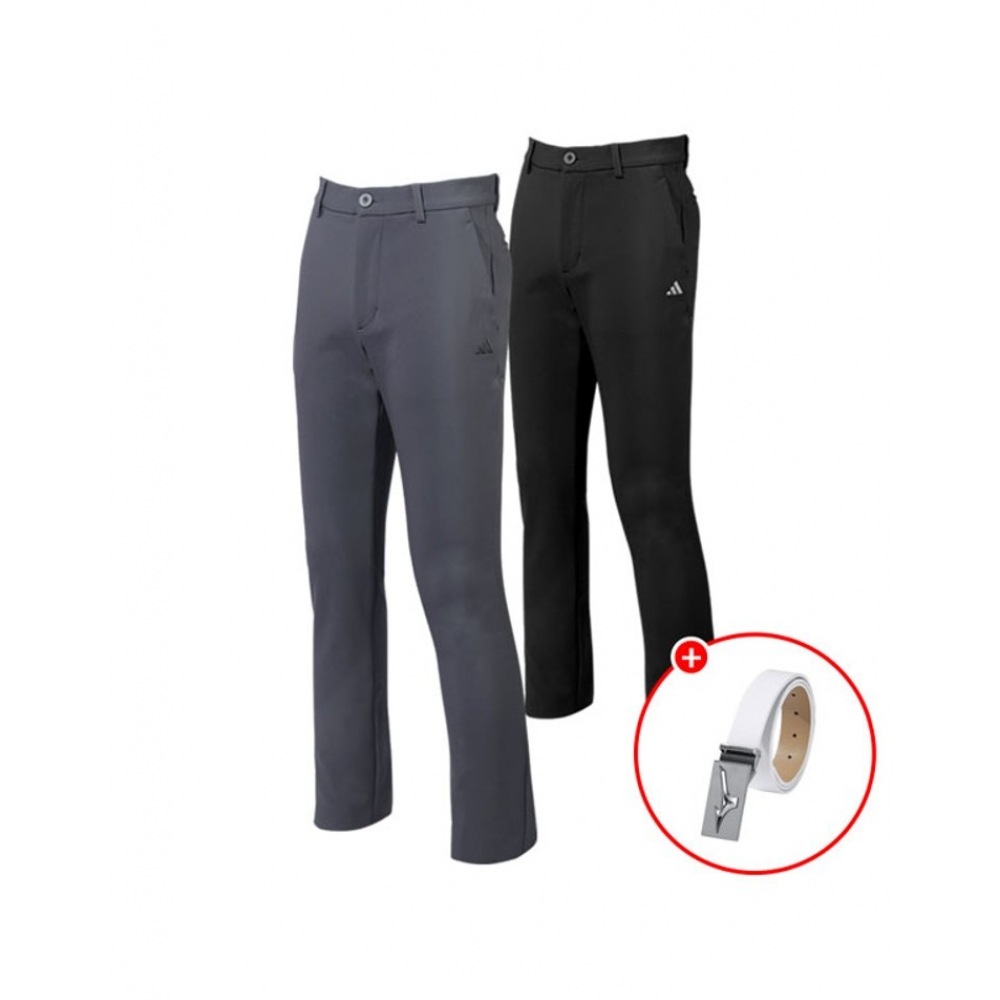 アディダスゴルフアディダス FW コアボス 2ピースゴルフパンツセット/ベルト付属