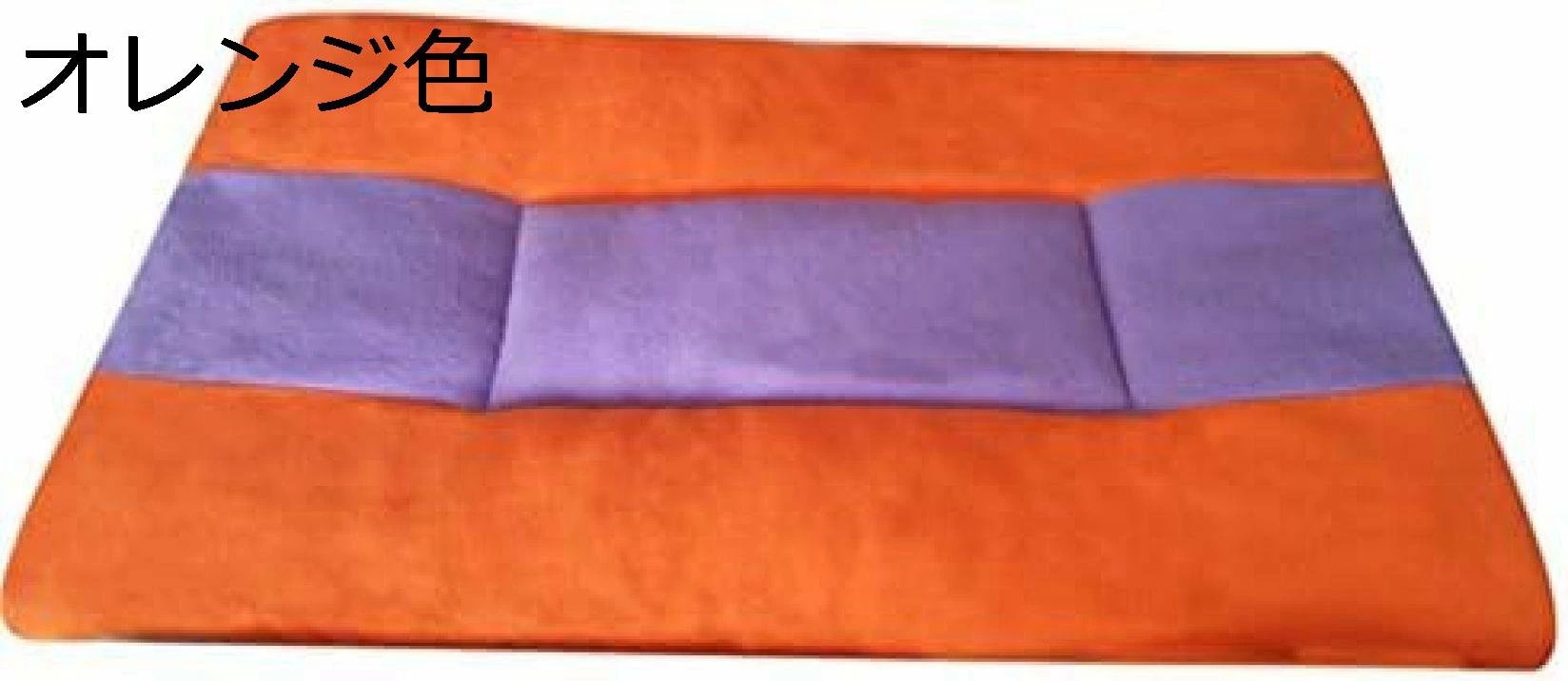 ペット オレンジ色 床ずれ 防止 クッション ペット用 床ずれ防止マット 介護マット ケアマット マット ペットベッド 犬 猫 シニア 寝たきり スクエア型 角型 老犬 シニア犬 高齢 小型犬 介護