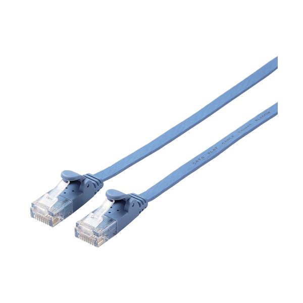 (まとめ）エレコム CAT6フラットLANケーブル 10m(×2セット) 5,490円