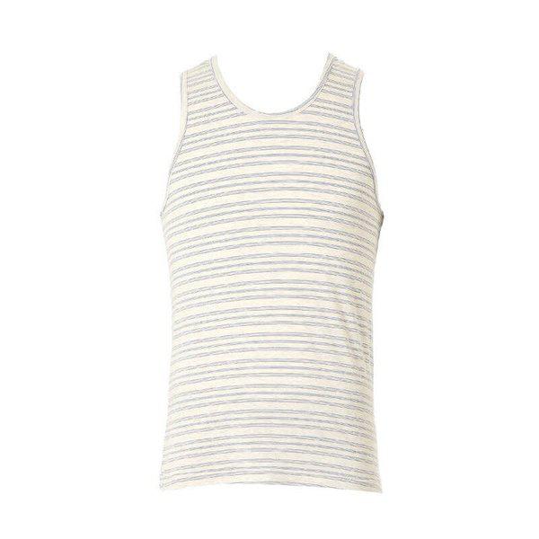 男性モーダルメランジストライプスパンランニング(VMV4196)_s