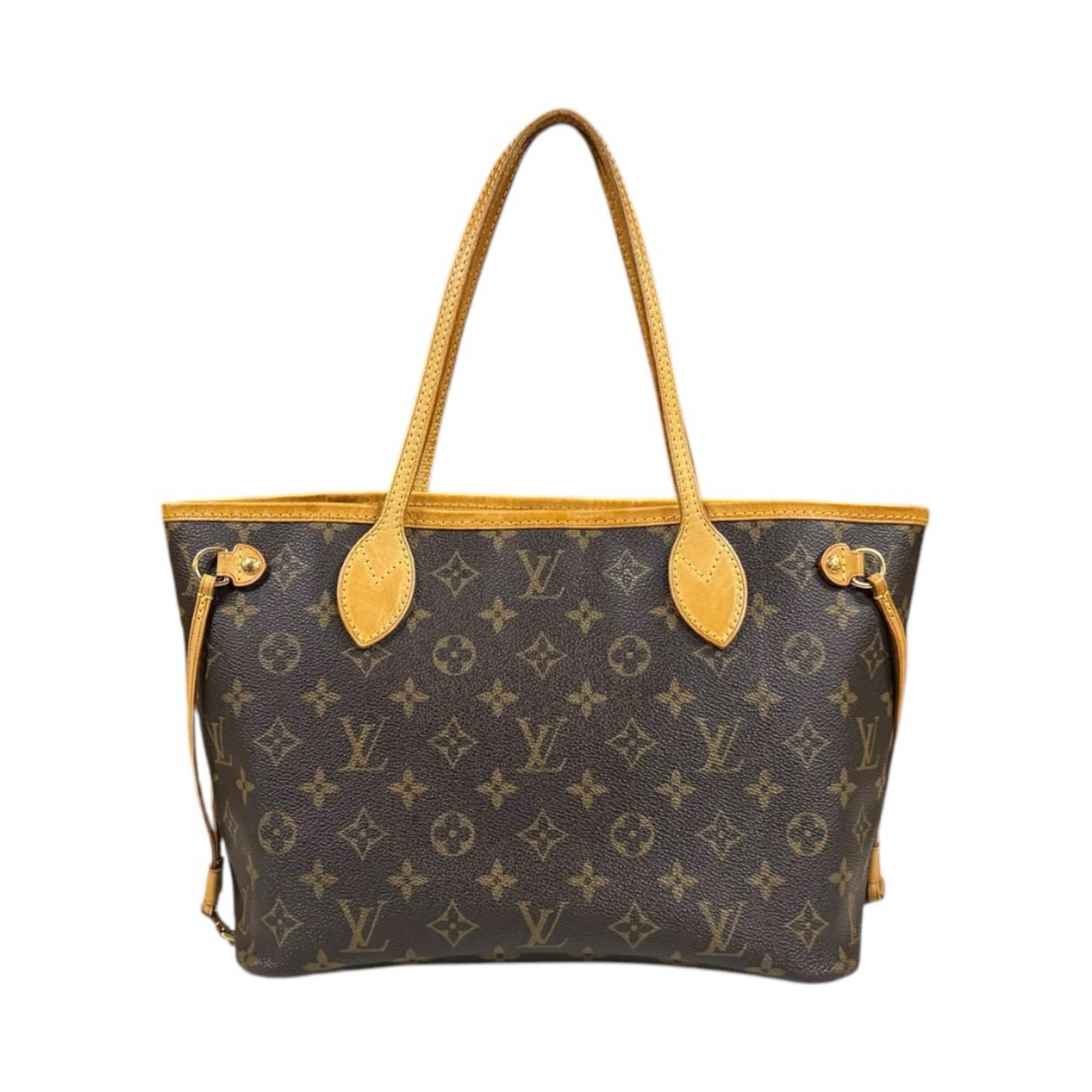 ルイヴィトン ネヴァーフルPM モノグラム トートバッグ モノグラムキャンバス M40155 ブラウン LOUIS VUITTON 中古