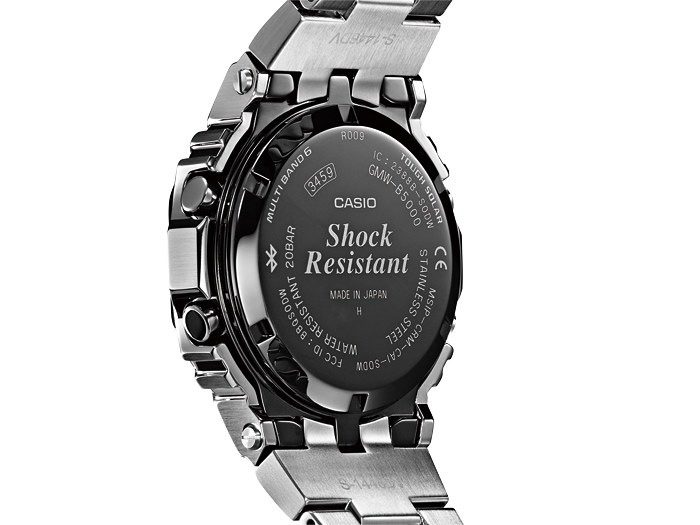 【】 カシオ Ｇショック G-SHOCK Bluetooth搭載 ソーラー ステンレス GMW-B5000D-1JF メンズ