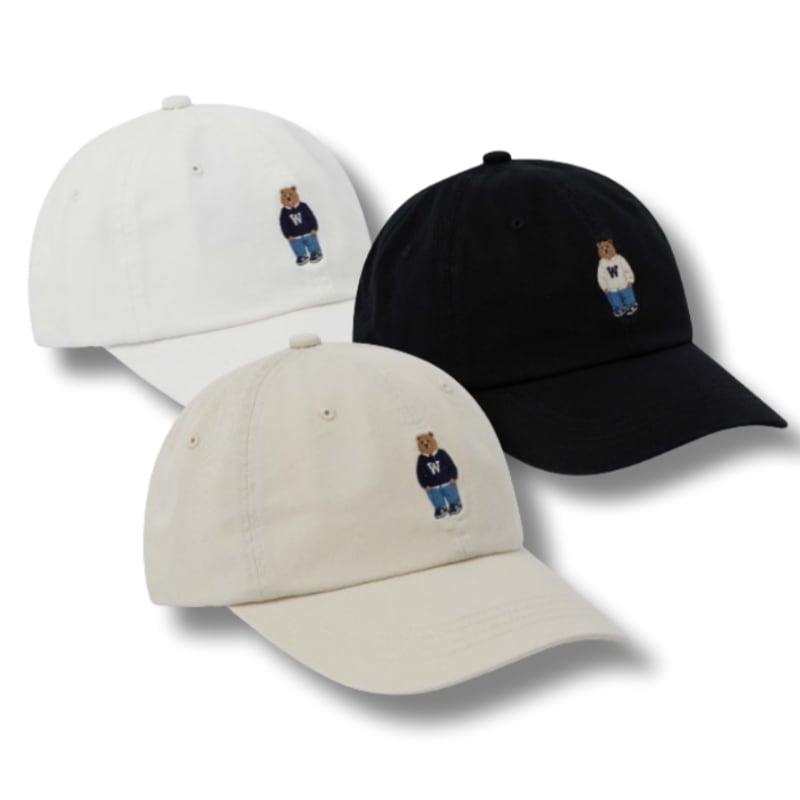 [6色] Steve Ball Cap ベーシック シンプル かわいい 帽子
