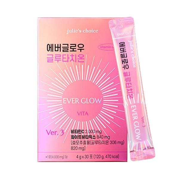ジュリスチョイスエバーグローグルタチオン 1箱 줄리스초이스 에버글로우 글루타치온 1박스